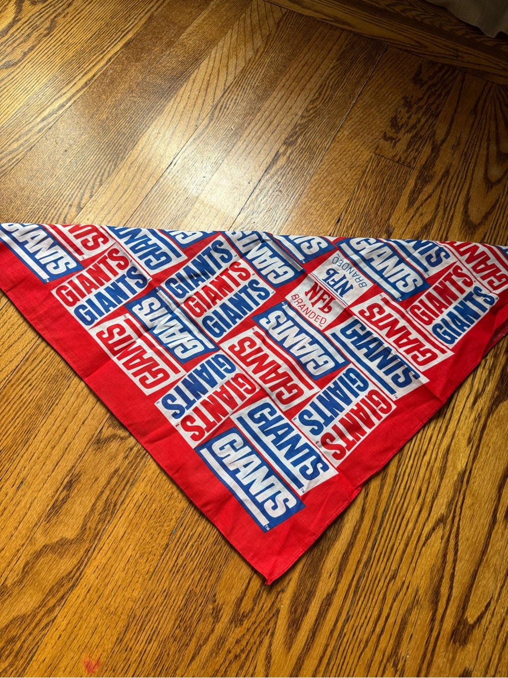 Vintage 80s New York Giants Bandana Deadstock NFL Football USA Made - Picture 6 of 7